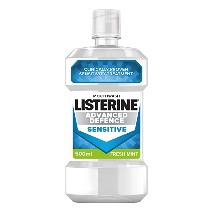 LISTERINE 500ML MOUTHWASH ADVANCED DEFENCE SENSITIVE