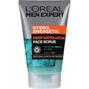 L'Oréal Men Expert Face Scrub, Hydra Energetic Deep Exfoliating Face Wash for Men 100 ml