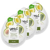 Yes To Avocado Fragrance-Free Hydrating Cream Mask - Vegan & Cruelty Free, 3-Pack
