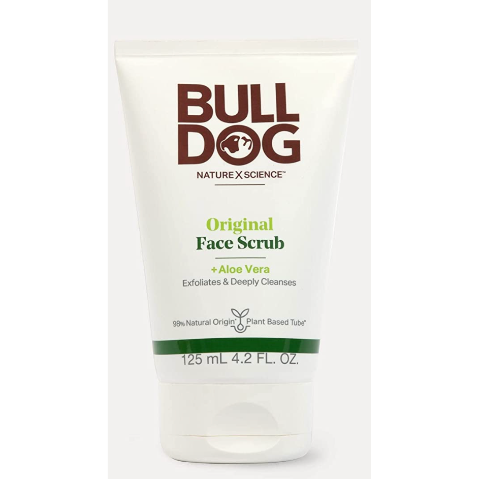 Bulldog Mens Skincare and Grooming Original Face Scrub, 4.2 Fluid Ounce