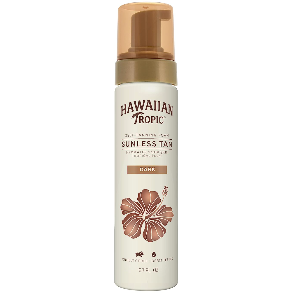 HAWAIIN TROPIC 200ML SUNLESS TAN FOAM DARK