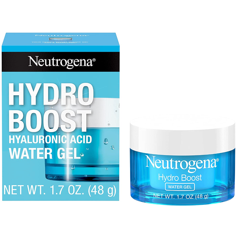 Neutrogena Hydro Boost Face Moisturizer with Hyaluronic Acid for Dry Skin, Oil-Free and Non-Comedogenic Water Gel Face Lotion, 1.7 oz